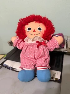 Raggedy Ann Rag Doll 1989 Playskool  Plush Doll 9" - Picture 1 of 1