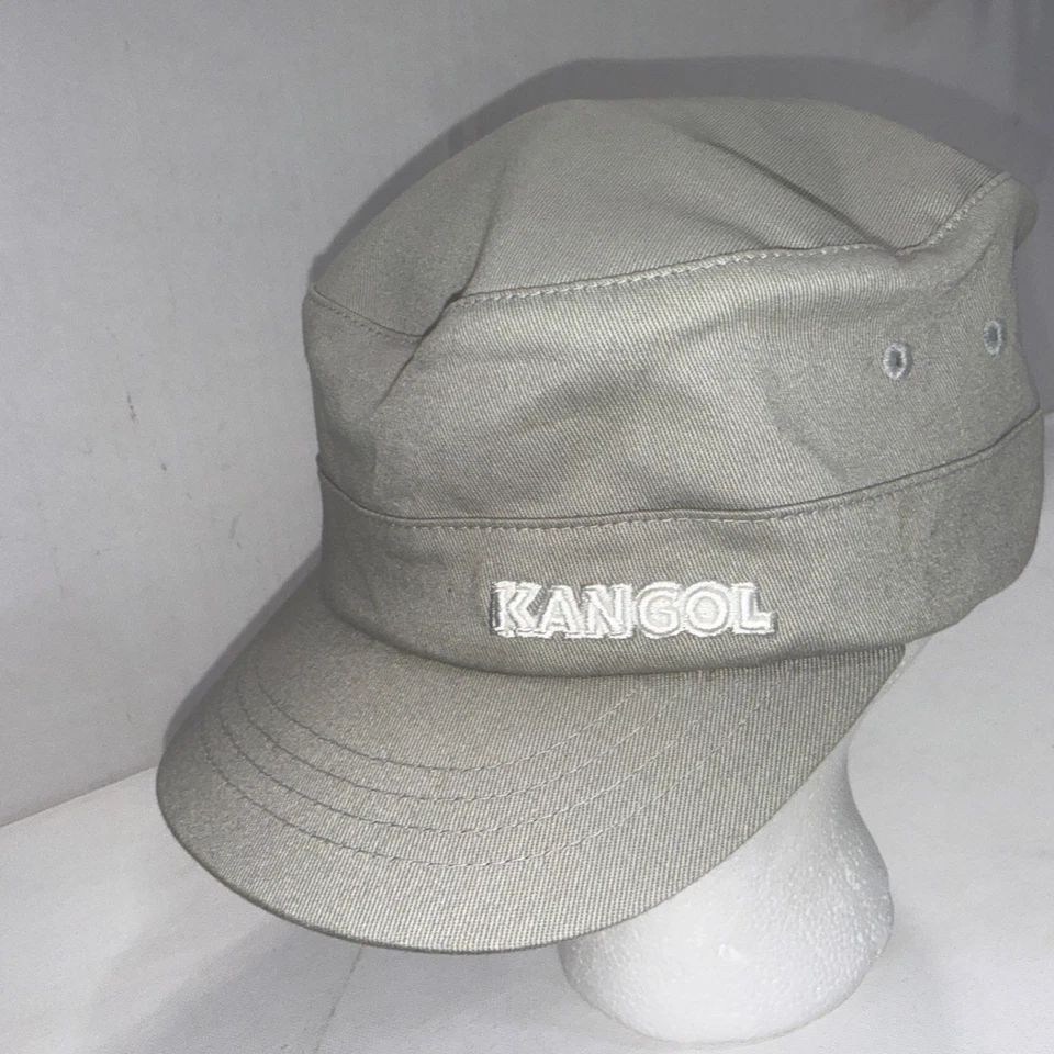 Gorra Kangol Gorpcore Gris Militar Exterior Algodón Sarga Ejército Flexfit L/XL Foto 1 de 4