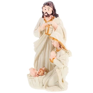 Estatua religiosa de mesa Jesús nacido adorno figura - Imagen 1 de 12