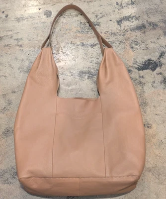 Bolso de Mano Lucky Brand Grande de Cuero VACHETTA Marrón 0313DM0124 Elegante Hobo Foto 1 de 4