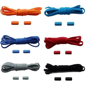 No Tie Elastic Shoelaces with Lock Buckles for Adults and Kids – 1 Pair - Picture 1 of 25