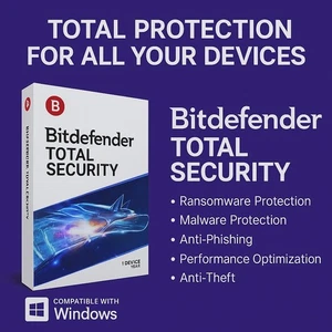 Bitdefender Total Security 2026 - 3 Years 3 Devices Latest Version - Picture 1 of 3
