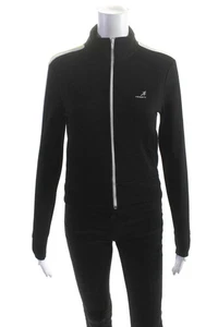 Twenty Womens Textured Long Sleeve Full Zip Active Track Jacket Black Size S - Picture 1 of 7