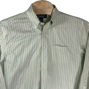 Brooks Brothers Country Club Men L/R Non-Iron Cotton Striped Long Sleeve Shirt - Picture 1 of 4
