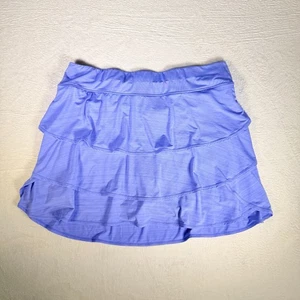 Ideology Purple Tiered Skort Size 2X Activewear Beachwear Workout A Line - Picture 1 of 6
