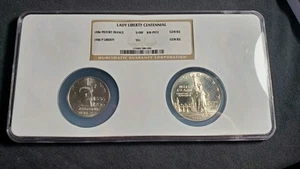 1986 Lady Liberty Centennial Silver Coin Set NGC - Picture 1 of 2