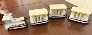 Disneyland Parks Parking Lot Tram Transport 4 Piece Set - Picture 1 of 6