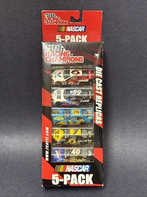 2000 Nascar Racing Champions #6 #99 #75 #7 #40 5-Pack 1:64 Diecast NEW - Image 1 of 4