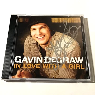 Gavin DeGraw - In Love With A Girl (CD Single, 2008, Promo) Rare, Signed - Image 1 of 4
