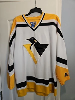 Camiseta blanca vintage Starter Pittsburgh Penguins talla M Foto 1 de 4