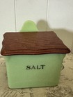 Jeannette Jadeite Jadite Salt Box
