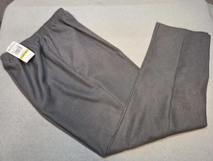 Alfred Dunner Damenhose Größe 14 grau Taschen zum Überziehen neu mit Etikett proportioniert Medium - Bild 1 von 5