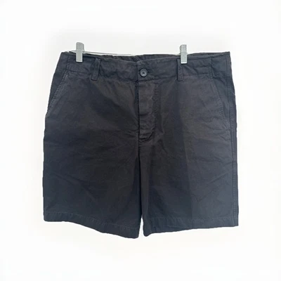 James Perse Shorts Black Men Mrcc4268 Cotton, Button Fly, Drawstring 34” - Изображение 1 из 4