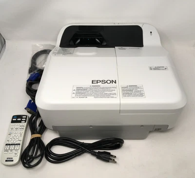 Epson LCD H744A PowerLite 685W Ultra Short-Throw HDMI Projector- New Lamp - Image 1 of 4