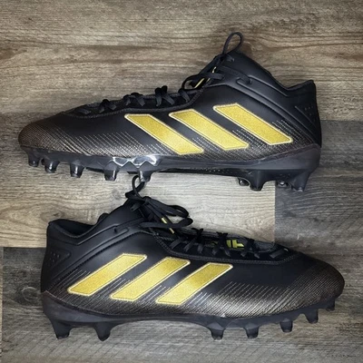 Adidas Men's Freak 20 Football Cleats Black Gold Size 18 Shoes - Image 1 of 4