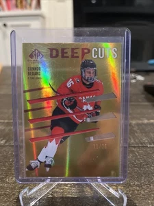 2023-24 Upper Deck Sp Game Used Connor Bedard Team Canada Deep Cuts Gold /35 - Bild 1 von 3