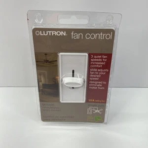 Lutron Skylark SFSQ-FH-WH Blanco 3 Velocidades Control de Ventilador para Ventilador de Techo - NUEVO Sellado - Imagen 1 de 2