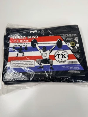 Tommy Kono Knee Bands Sleeves size Medium One Pair New - Image 1 of 4