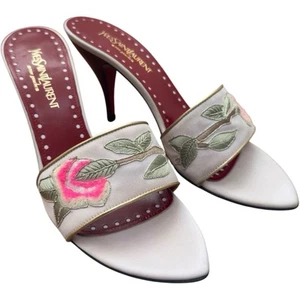 Yves Saint Laurent YSL Lotus Heels Tom Ford Final Collection 2004 Size 40 - Picture 1 of 21