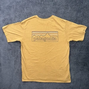 Patagonia Shirt Herren Medium Senfgelb Responsibili Tee Pullover Outdoor - Bild 1 von 7