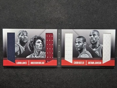 2013-14 Panini Preferred LEBRON JAMES VAREJAO BUTLER JAMISON Jersey Booklet /99 - Image 1 of 4