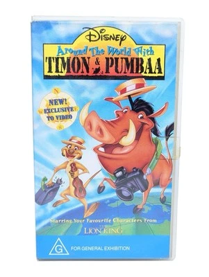 Around the World with Timon and Pumbaa (VHS) | Disney | Vintage Animation - image 1 of 4
