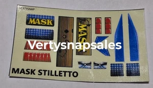 Repro Kenner M.A.S.K STILLETO Stickers - Foto 1 di 1