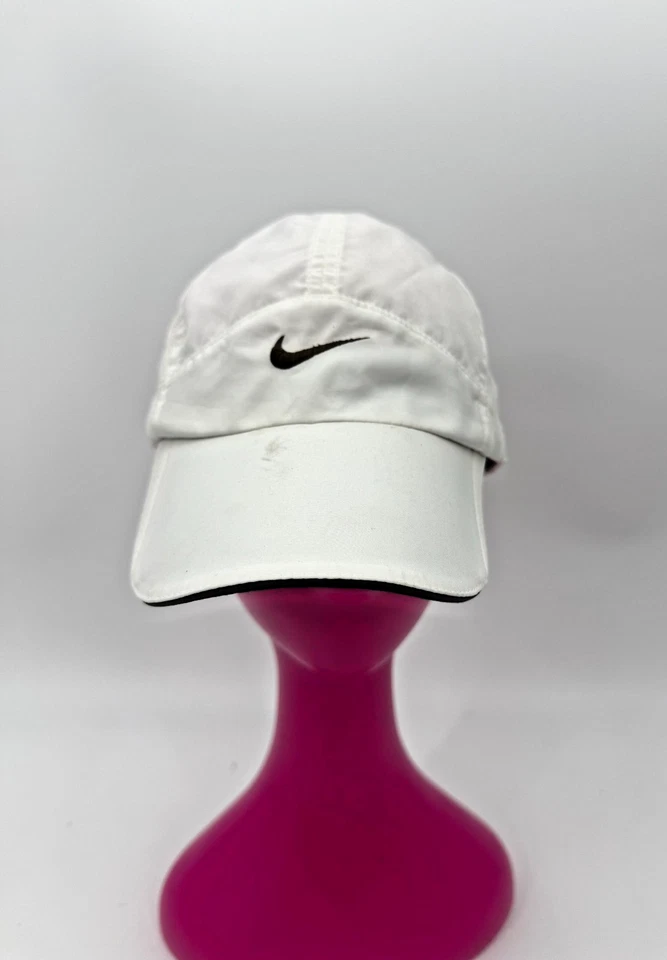 Vintage Nike Dri Fit Featherlight Tailwind 7 Panel Running Hat Cap Swoosh Strap - Image 1 of 4