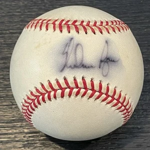 Auténtico Nolan Ryan Mets Angels Astros Rangers Firmado Autografiado OML Béisbol - Imagen 1 de 6