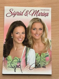 Sigrid & Marina - Biglietto autografo originale firmato - #46707 - Foto 1 di 1