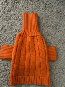 Stinky G Sweater Small Cat or Dog Halloween Orange - Picture 1 of 2