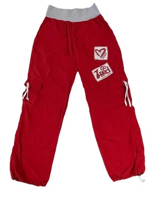 Pantalones de Baile Zumba Go Rojo Por Tu Corazón Edición Limitada Carga Rojo Capri Talla S Foto 1 de 4