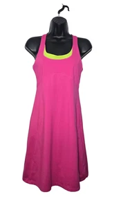 Soybu Kleid Größe Small rosa integrierter BH gekreuzter T-Rücken recyceltes Poly - Bild 1 von 5