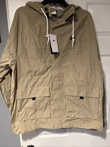 Herren Größe Medium Nike Club Woven Bandon Kapuzenjacke mit durchgehendem Reißverschluss FN3108-247 beige - Bild 1 von 7