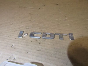 Honda Accord MK7 Estate Tourer rear boot tailgate hatch i-CDTi badge logo - Picture 1 of 5