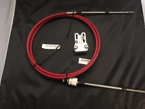 YAMAHA WAVE BLASTER HD 700 701 STEERING CABLE WAVEBLASTER B2 + Bracket adapter - Picture 1 of 2
