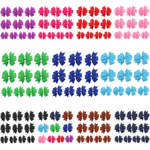 10 Stück Baby Mädchen Kind Schleife Haarspangen Haarnadeln Kleinkind Haarschmuck - Bild 1 von 12