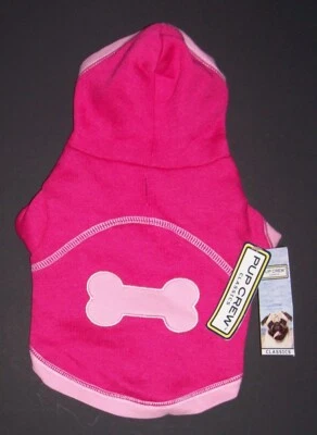 Pup Crew Pink Hoodie with Bone Dog XL XXL XXXL 1X 2X 3X SimplyShe Petco NWT - Image 1 of 2