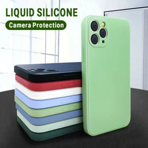 Etui Coque Pour iPhone 15 14 13 Pro Max 12 11 XR XS X 8 7 Plus Antichoc Silicone - Photo 1 sur 27