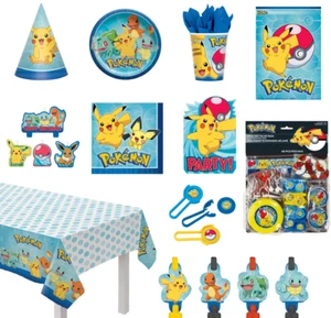 Pokemon Pikachu Tableware Party Supplies Kids Children Birthday Decoration - Picture 1 of 24
