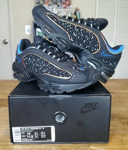 Men's Nike Air Max 4 Tailwind x Supreme "Black Cobalt" (AT3854-001) Size 10 - Picture 1 of 17