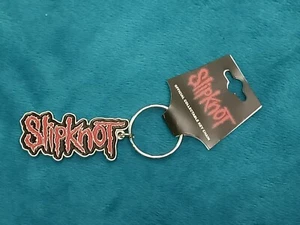 SLIPKNOT - LOGO ENAMEL METAL KEYCHAIN (NEW) OFFICIAL BAND MERCH - Foto 1 di 1