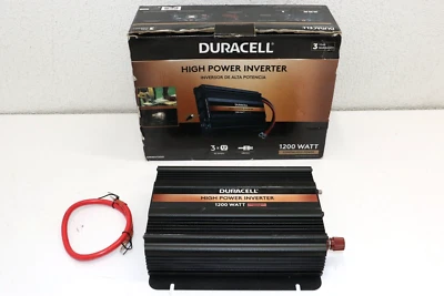 Duracell High Power Inverter 1200W - Black/Red - Image 1 of 4