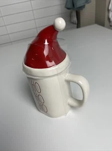 Rae Dunn Ho Ho Ho Mug With Topper - Picture 1 of 4
