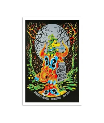 HOME DECOR King Gizzard And The Lizard Wizard Brown's Island Richmond 28.8.2024 Poster