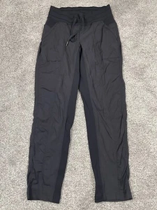 Lululemon Pants Womens 6 Black Street To Studio Black Athletic Sporty Leisure - Picture 1 of 7