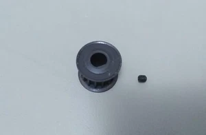 HTD 5M 15T 16mm ancho 10X9 D forma diámetro poleas de acero para correas de 15mm - Imagen 1 de 2