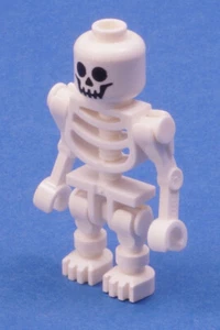 LEGO - Skelett mit Standard - Skelettkopf und gebogenen Armen / gen038 NEUWARE - Bild 1 von 1