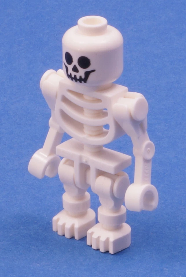 LEGO - Skelett mit Standard - Skelettkopf und gebogenen Armen / gen038  NEUWARE - Bild 1 von 1