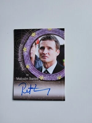 Stargate SG-1 Season 9  Auto A93 Peter Flemming as Malcolm Barrett  - Image 1 of 2
